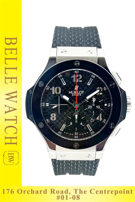 Hublot Big Bang Original Steel Ceramic, Black Dial 